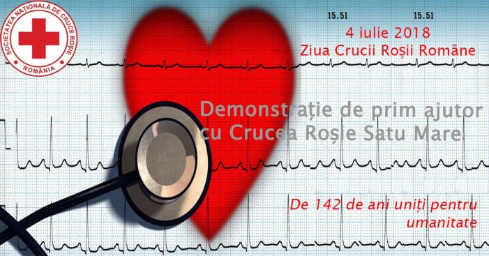 Demonstratii de prim-ajutor la Crucea Rosie Satu Mare