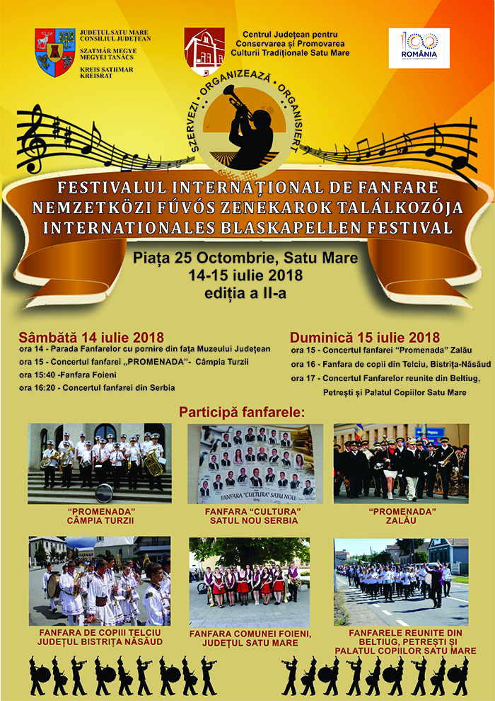 Festival International de Fanfare, in week-end, la Satu Mare