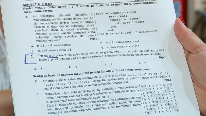 Bacalaureat cu probleme la Informatica. Ce s-a intamplat