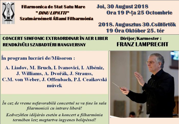 Concert in aer liber in Piata 25 Octombrie