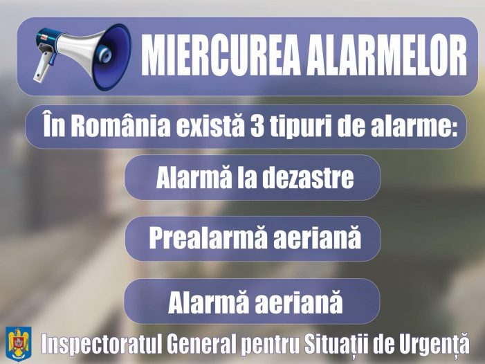 Azi vor suna alarmele la Satu Mare