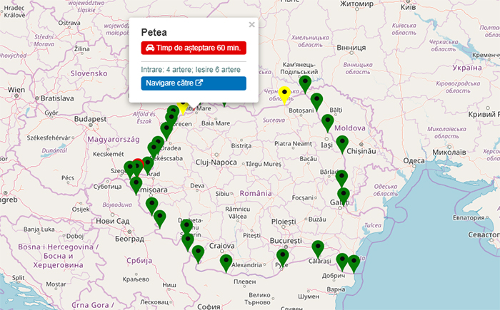 Aglomeratie la Petea. Politia de Frontiera anunta Cod rosu