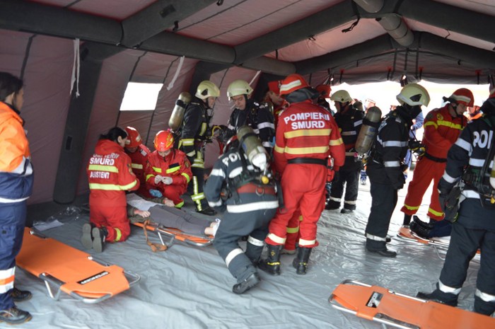 Autoritatile in alerta ! Exercitiu de amploare