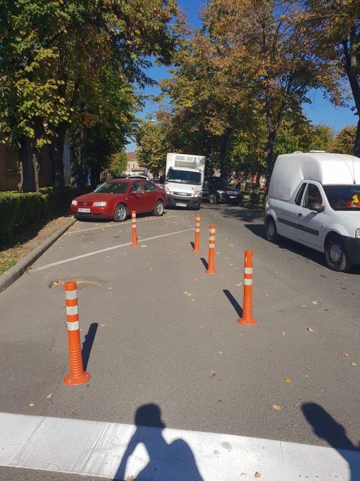 L-a depasit roata. Circulatie ingreunata (Foto)