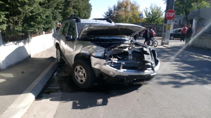 Accident grav. A daramat gardul (Foto)