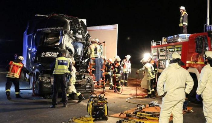 Accident teribil in Germania. Un roman a murit (Foto)