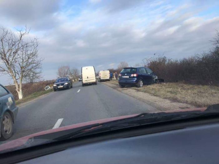 Accident langa Aeroport (Foto)