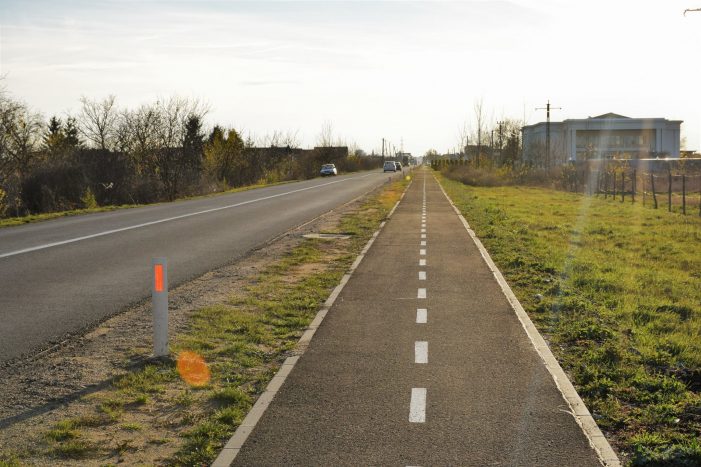 Pista de biciclete finantata din bani europeni (Foto)