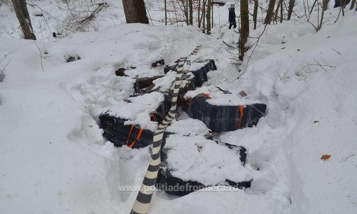 Focuri de arma la frontiera. Politistii au confiscat 20.000 de pachete de tigari