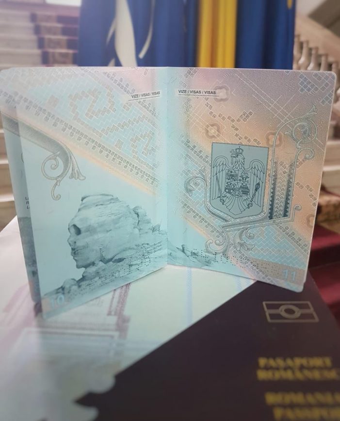 Pasaportul romanesc are un nou design