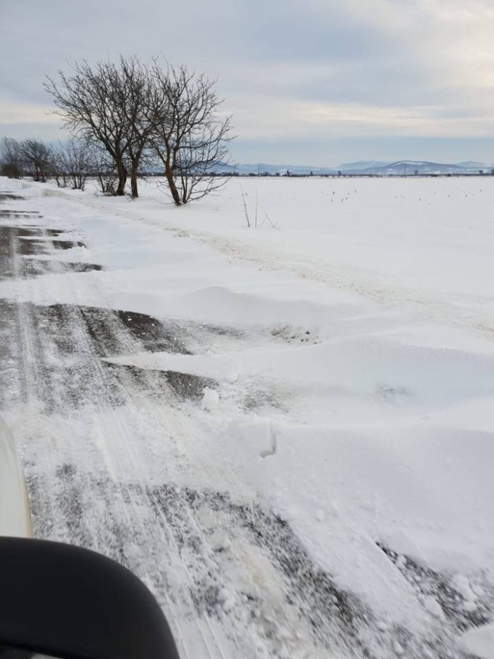 Drum din județ … uitat de Consiliul Județean (Foto)