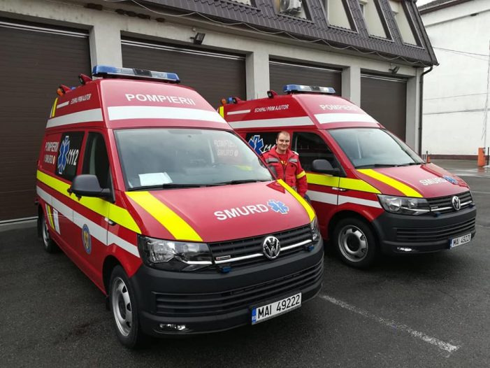 Ambulante SMURD pentru pompierii satmareni (Foto)