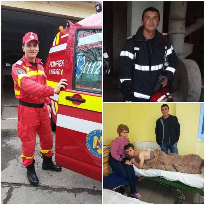 Salvati de un pompier din Carei. Povestea unei familii din Braila
