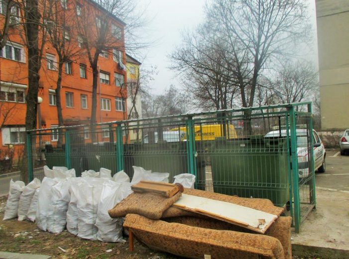 Nesimțire ! Aruncă deșeurile pe domeniul public (Foto)