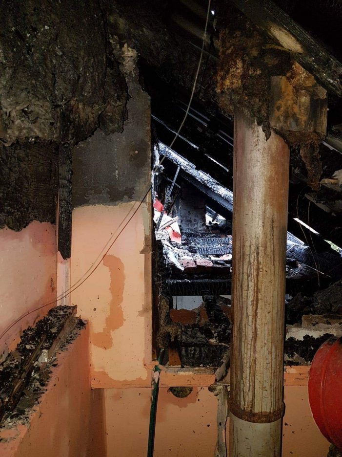 Incendiu la o casă din municipiul Carei