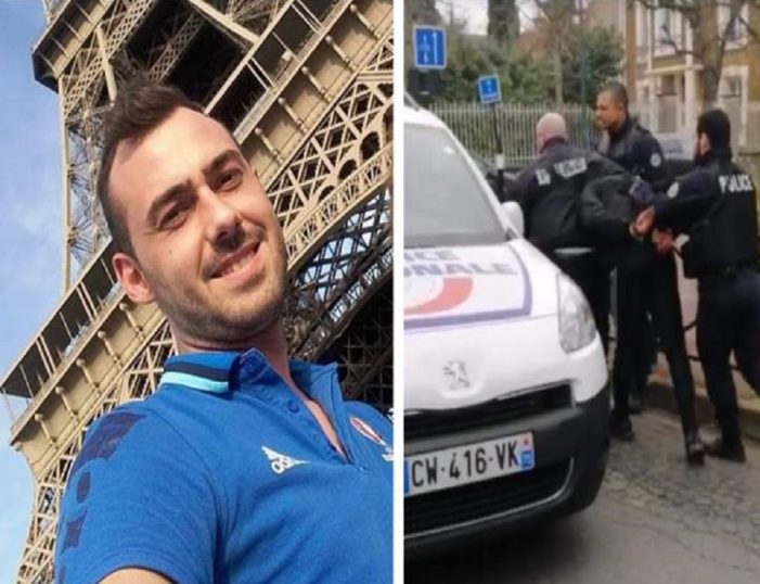 Un roman a ajuns erou la Paris. A prins un hot inarmat