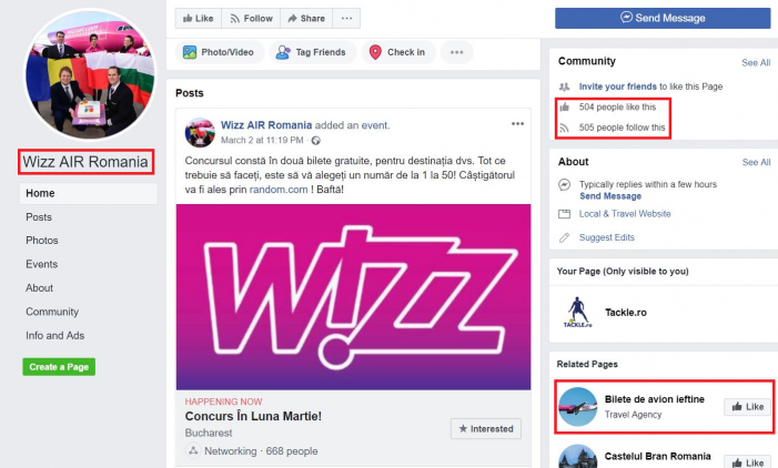 Tentativă de fraudă în numele Wizz Air