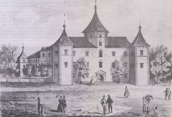 Imagine inedită ! Așa arăta castelul din Medieșu Aurit cu 150 de ani în urmă (Foto)