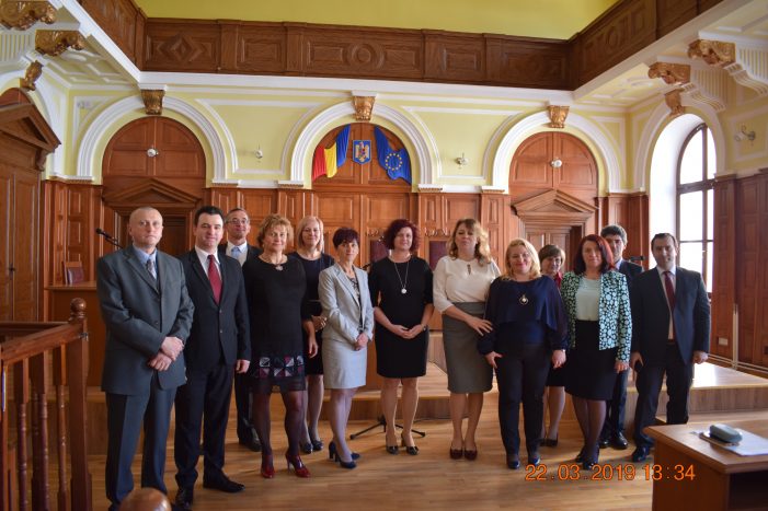 Delegație din Ungaria, în vizită la Tribunalul Satu Mare