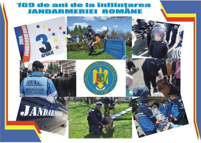 De ziua lor, jandarmii își demonstrează îndemânarea