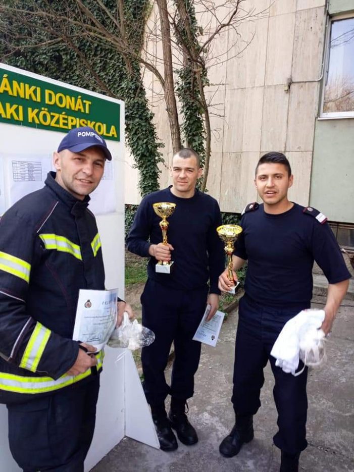 Bogdan, Marian și Olimpiu – pompieri sătmăreni pe podium (Foto)