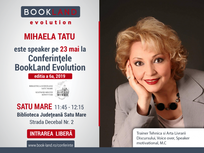 Celebra Mihaela Tatu invită mâine sătmărenii să învețe cum să investească în ei înșiși