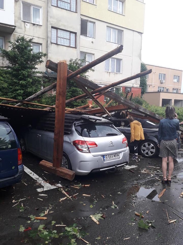 Imagini apocaliptice din județul vecin (FOTO)