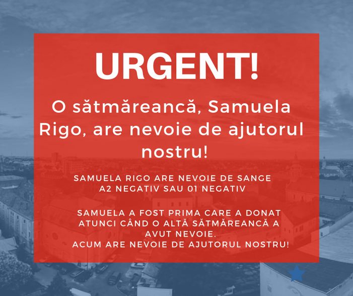 O sătmăreancă are nevoie URGENTĂ de ajutorul concitadinilor pentru a scăpa cu viață!