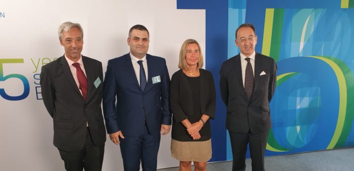 Ministrul Gabriel Leș, alături de șefa Agenției Europene de Apărare, Federica Mogherini (galerie foto)