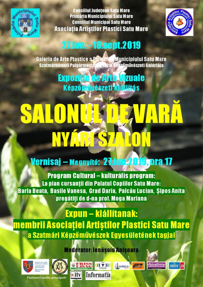 Expoziția ”Salonul de vară” de la Primăria Satu Mare va ține de joi până la toamnă