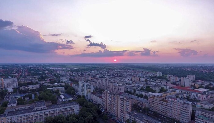 Spectacol de culori pe cerul Sătmarului Spectacol de culori pe cerul Sătmarului
