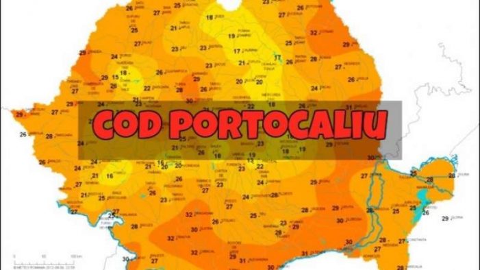 COD PORTOCALIU de ploi torențiale, grindină și furtuni în județ. Lista localitaților afectate