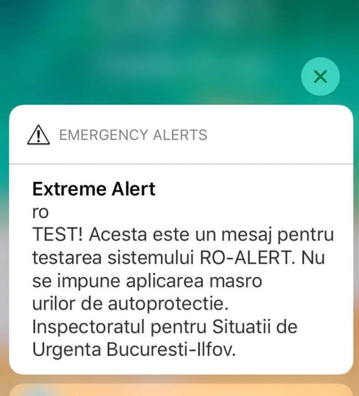 Iar apar erori ale sistemului RO-ALERT, după repetarea testărilor. Fix aceleași erori ca și înainte