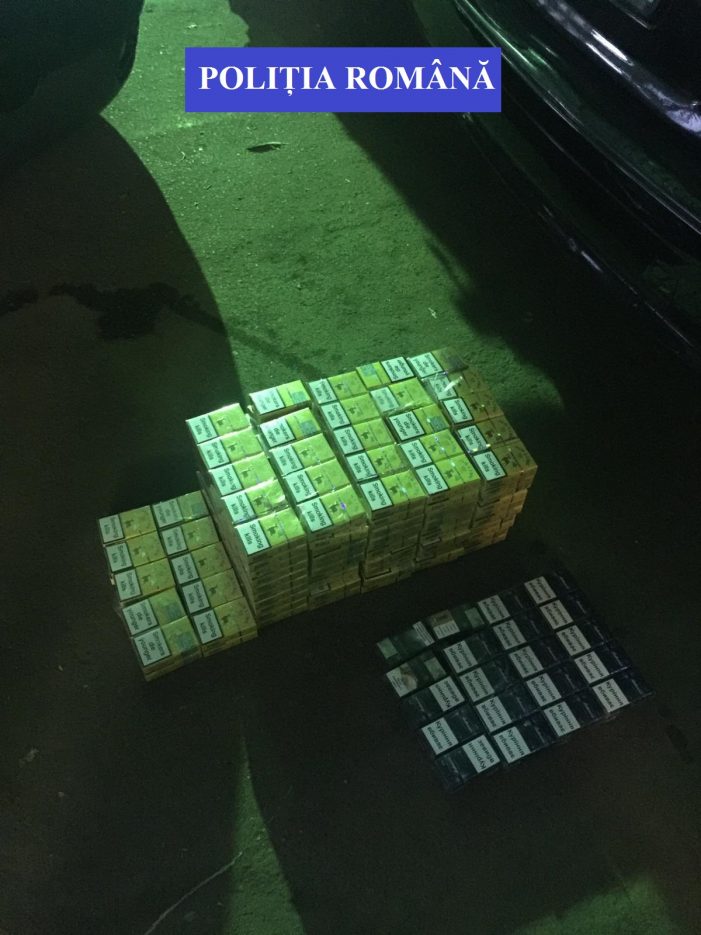 O captură mai măricică de țigări de contrabandă făcută de polițiștii sătmăreni (foto)