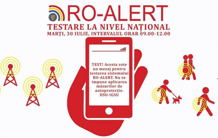 Azi, ultima rundă de teste a sistemului RO-ALERT în județul Satu Mare