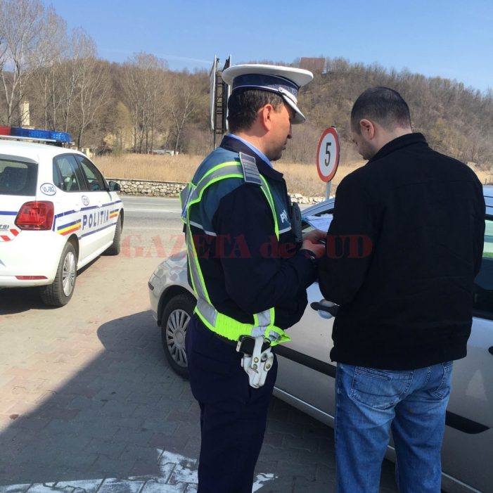 Câte o amendă rutieră de 173 de lei, ieri, pe șoselele județului. E mult sau puțin?