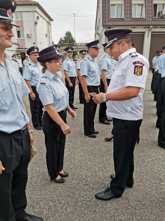 55 de pompieri sătmăreni au fost avansați în grad. Lista completă (foto)