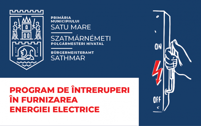 Iar va fi plin de întreruperi programate ale curentului electric în Satu Mare