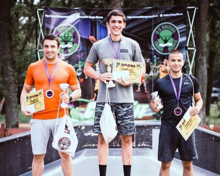 Jandarm sătmărean pe podium la Transylvania Throwdown