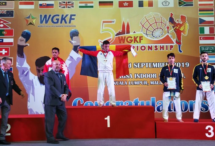 Un practicant de karate din județul Satu Mare, pe podium la Campionatul Mondial din Malaezia (galerie foto)