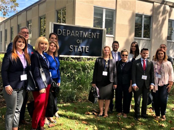 Deputatul Ioana Bran, întâlniri cu membri ai Departamentului de Stat al SUA la Washington (galerie foto)