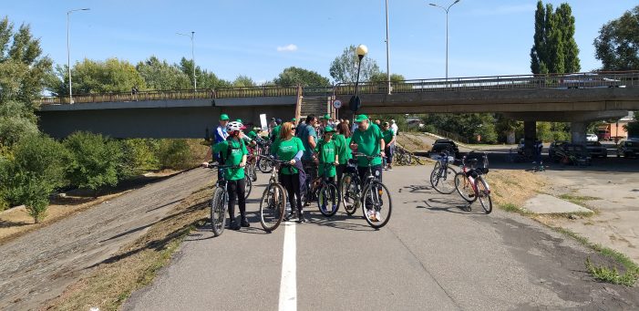 Un inimos grup de bicicliști sătmăreni s-a pus pe pedalat pentru a marca ”Săptămâna Mobilității Europene” (galerie foto)