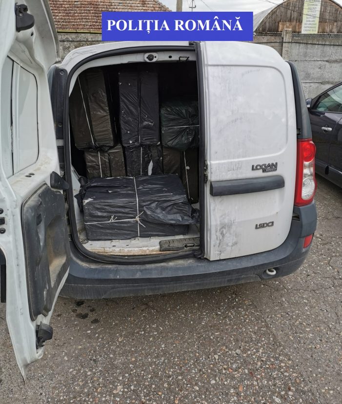 Cărăușul unor contrabandiști de țigări, capturat la Satu Mare după urmăriri pe străzile orașului (foto)