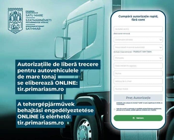 Permisele de „libera trecere” se pot obtine on-line