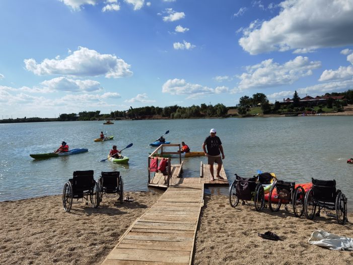 Ponton pentru persoanele cu dizabilitati, inaugurat în judetul Satu Mare (Fotogalerie)