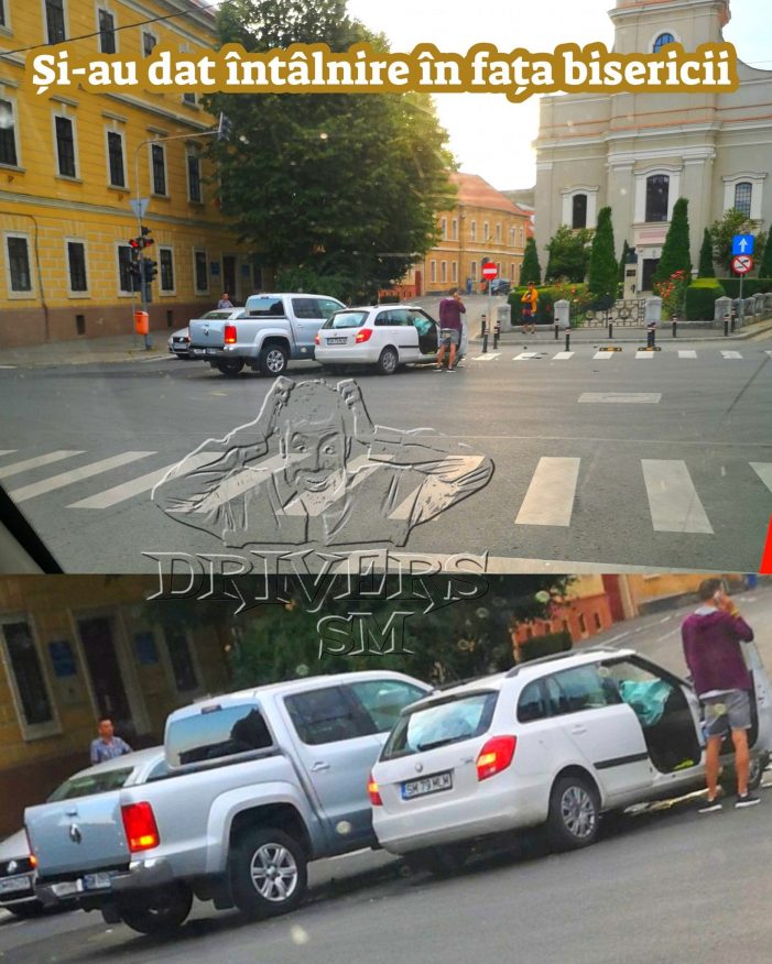La o sueta în intersectie ! Și ce e dacă e interzis ? (Foto)