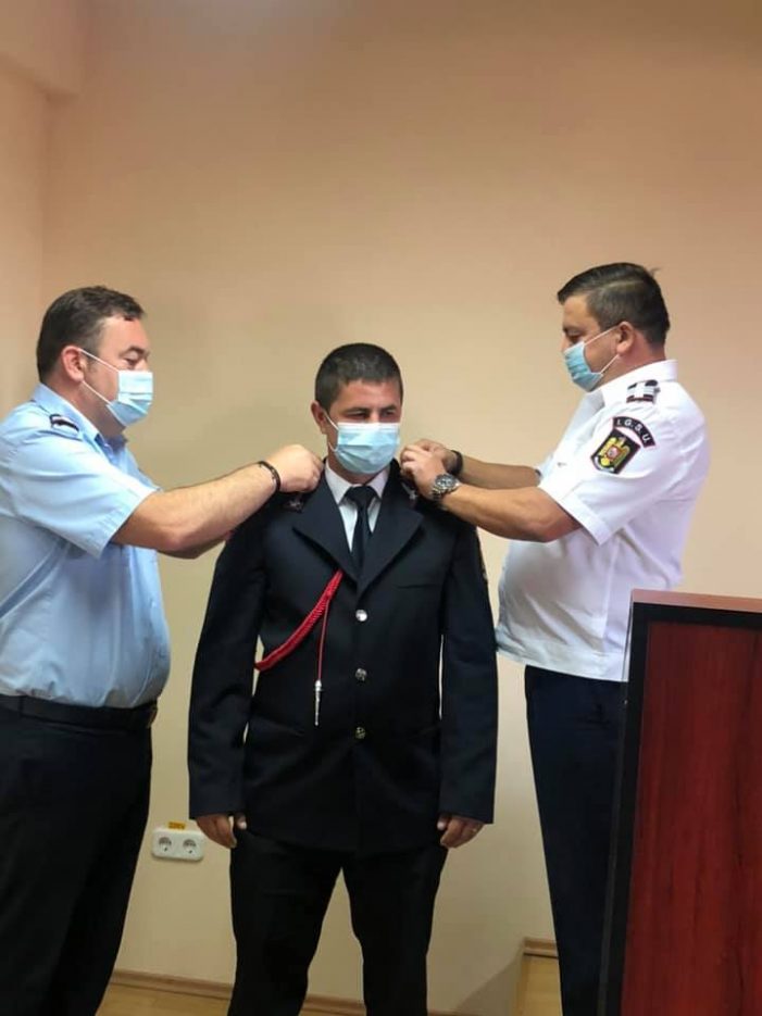 Ziua Pompierilor: 5 subofiteri, avansati în grad (Foto)