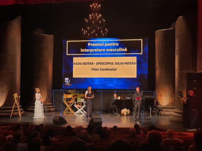 Un actor din Satu Mare în TOP-ul național. Radu Botar, premiat la Gala UCIN (Video)