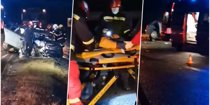 Șofer de TIR din Satu Mare, implicat într-un accident în Bihor. O persoana ranita (Foto)