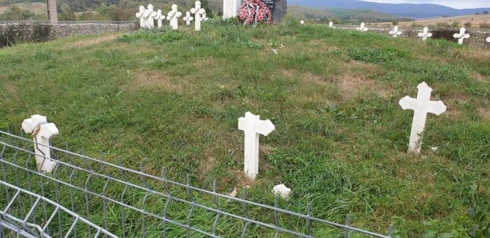 Cimitir vandalizat în judetul Satu Mare (Foto)